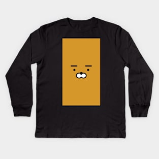 KakaoTalk Friends Hello! Ryan Face 2 (카카오톡 라이언) Kids Long Sleeve T-Shirt